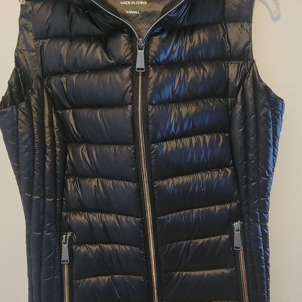 BCBG Black Puffy Vest